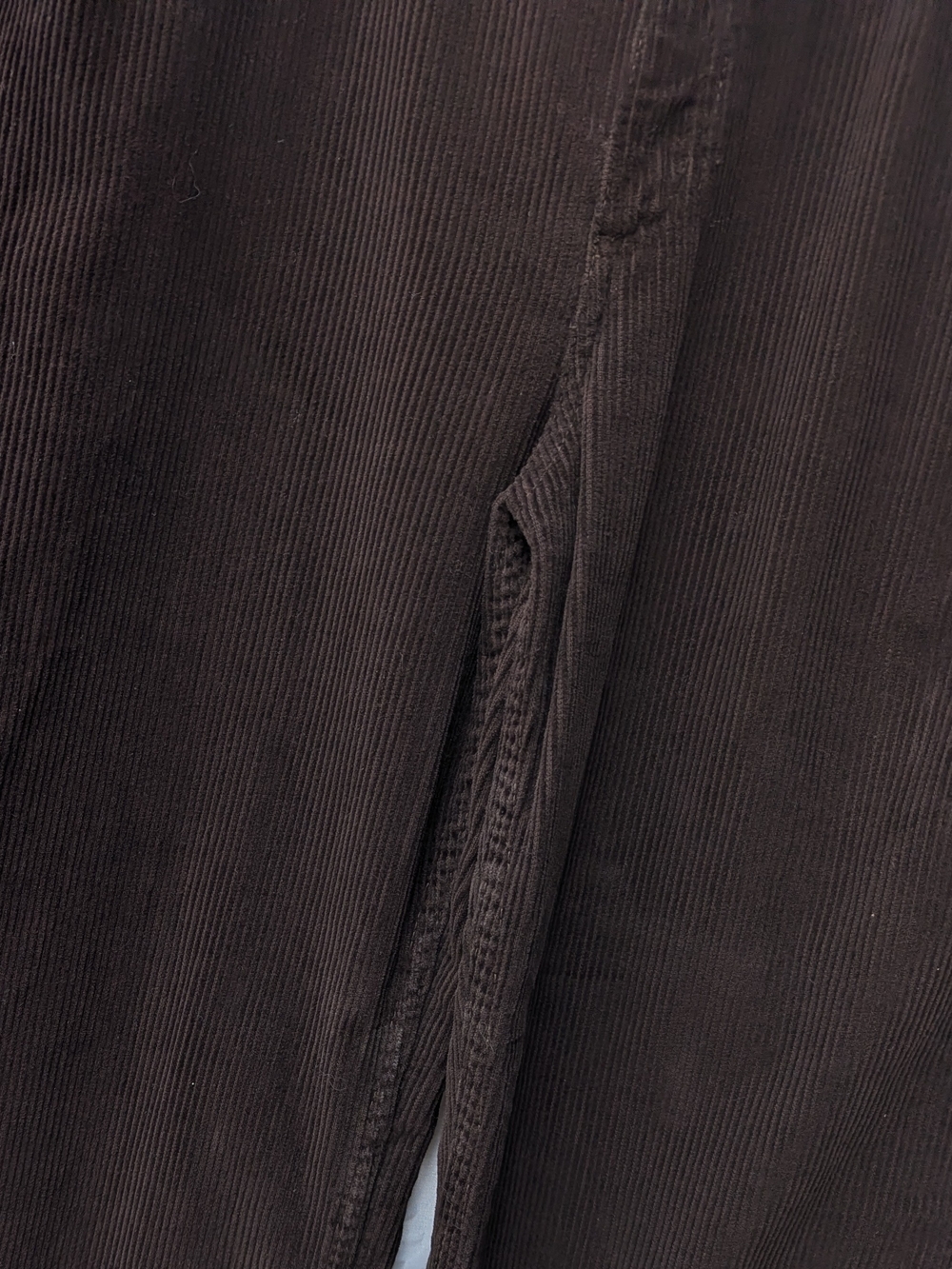 Zara Corduroy High Rise Wide Leg Trousers Dark Academia Minimalism - Picture 6 of 16